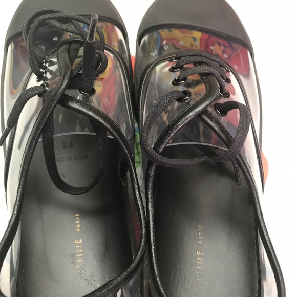 Celine Paris clear transparent sneakers sz 36 - Picture 6 of 8